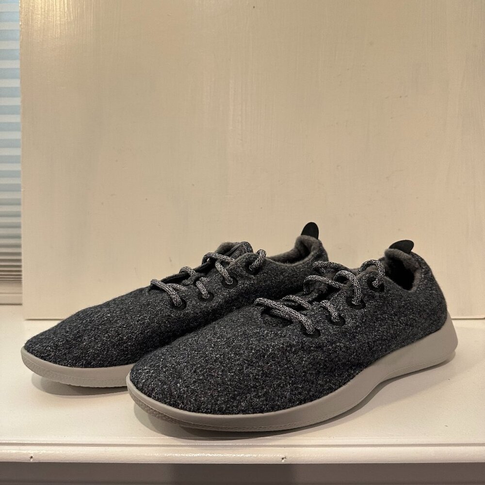 Allbirds Mens WR Merino Wool Runners Comfort Shoes Gray Lace Up Size 12
